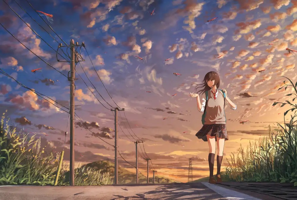 Girl on the road